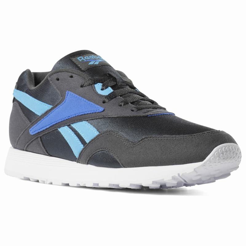 Tenisi Reebok Rapide Barbati Gri/Albastri/Albi Romania VK8630XJ